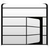 Garage_met_loopdeur-icon Icoon loopdeur