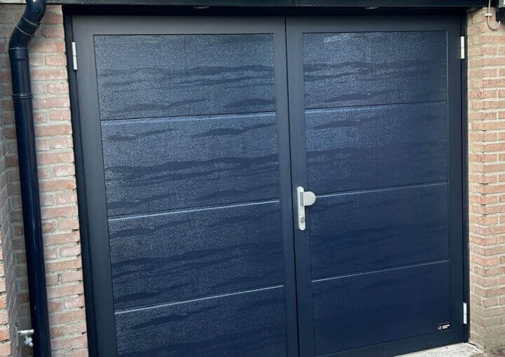Premium Double wood-structure Monumentenblauw