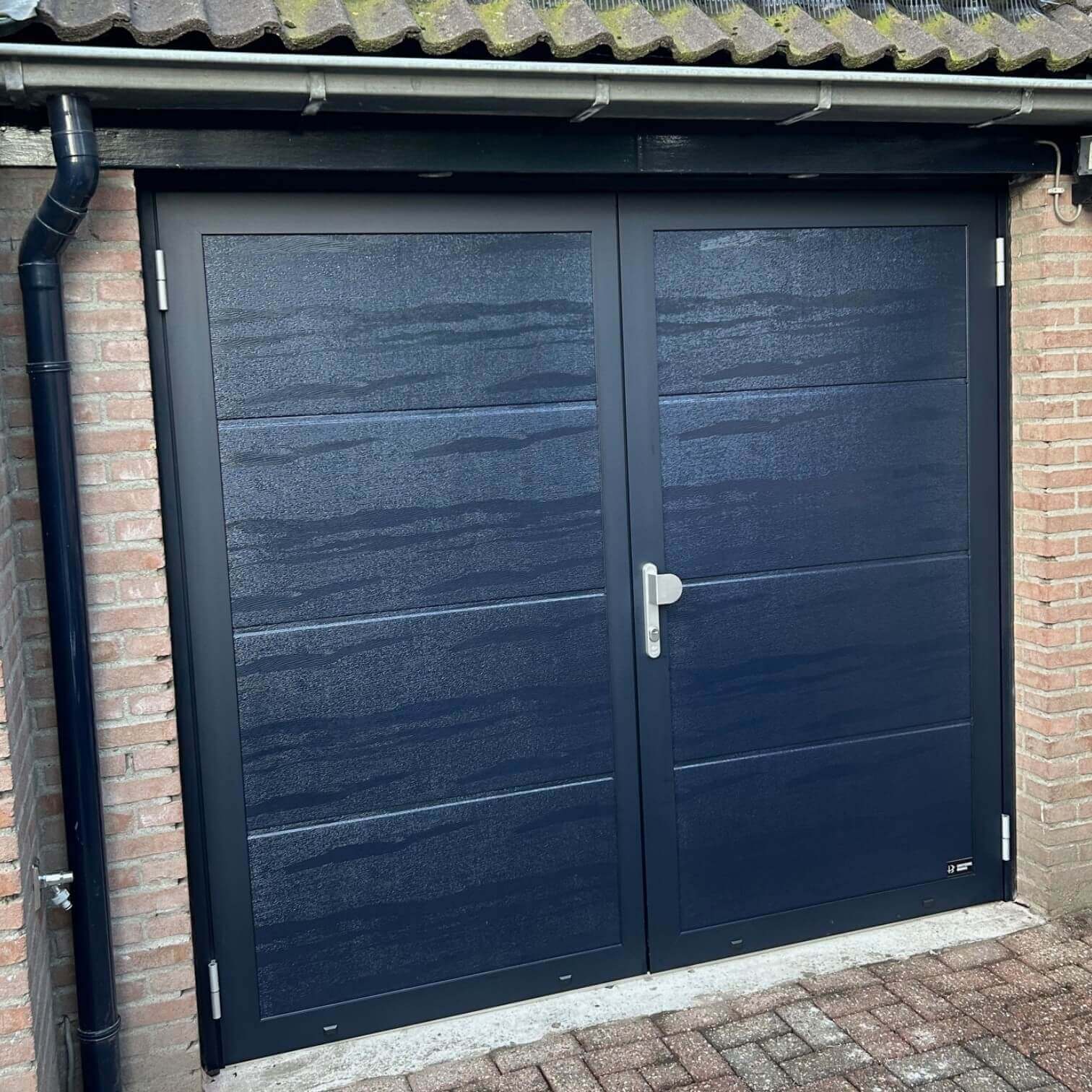 Premium Double wood-structure Monumentenblauw